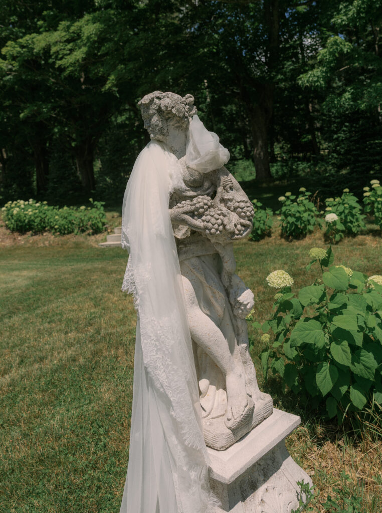 garden statue at Belvedere House and Garden