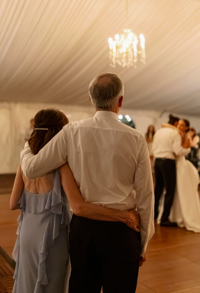 dancing onlookers at Belvedere House and Garden